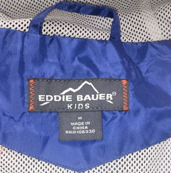 Eddie Bauer Kids Raincoat in Navy Blue - Picture 3 of 3